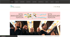 Desktop Screenshot of choralchameleon.com