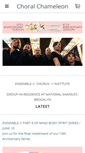 Mobile Screenshot of choralchameleon.com