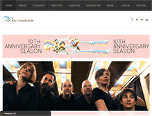 Tablet Screenshot of choralchameleon.com